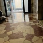 cristallizzazione pavimento in marmo
