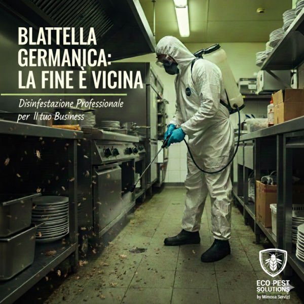Blattella germanica a Pavia: disinfestazione e prevenzione efficace